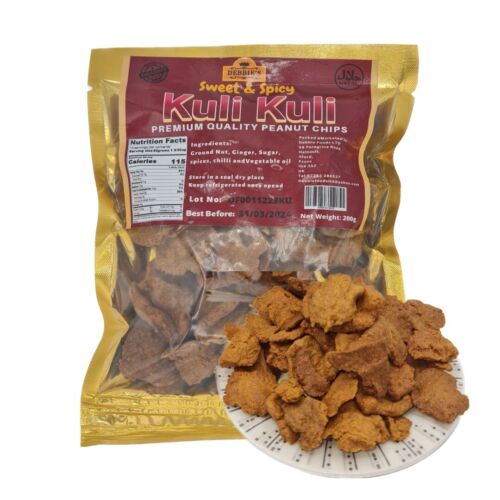 African Shop Near Me - Kulikuli   Fresh Nigerian Crunchy Spicy Tasty Kuli Kuli (Peanut Cookie Snack) 400g