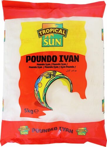 African Shop Near Me - Tropical Sun Pounded Yam Poundo Iyan 5kg