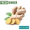 Fresh organic ginger roots 100g