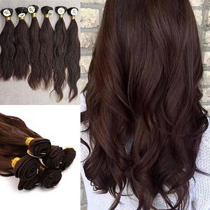Natural Weaves For Wig Making Silky Straight Human Hair Weaves Bundles 10"X2pcs,12"X2pc,14"X2pc 6pcs Total 200g Weft Hair